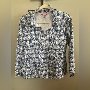 Lilly Pulitzer Popover Get Trunky Elephant